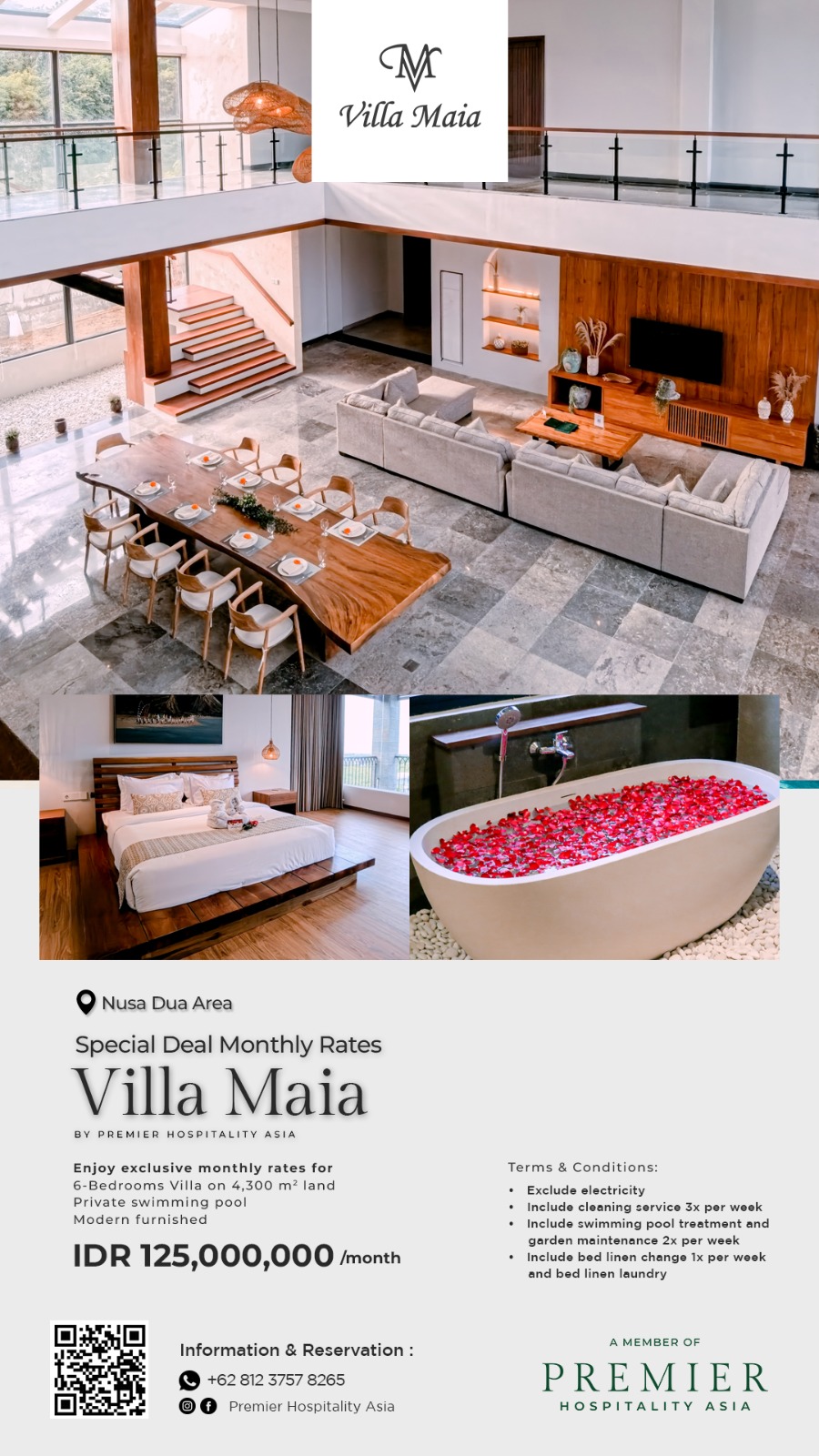 Villa Maia Special Deal Monthly Rates 